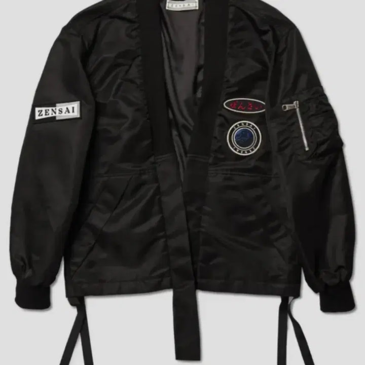 [BUNJANG] Zensai Collarless Kimono MA-1 Jacket / 젠사이 카라리스 기모노 MA-1 점퍼