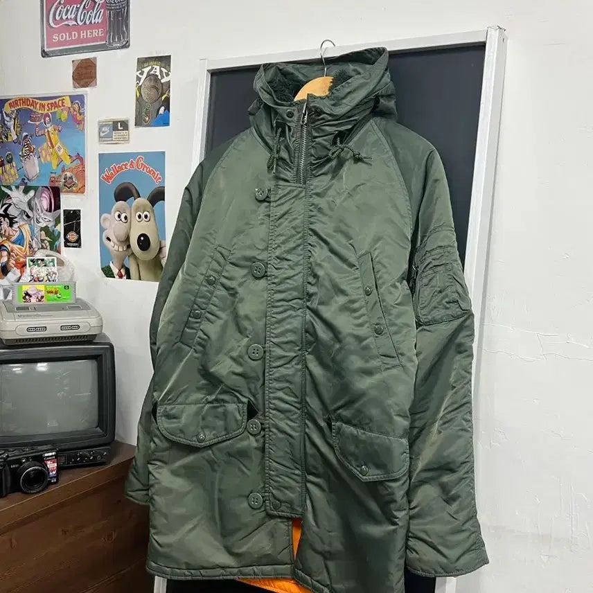[BUNJANG] Short Military N3B Parka / 쇼트 밀리터리 N3B 야상 파카