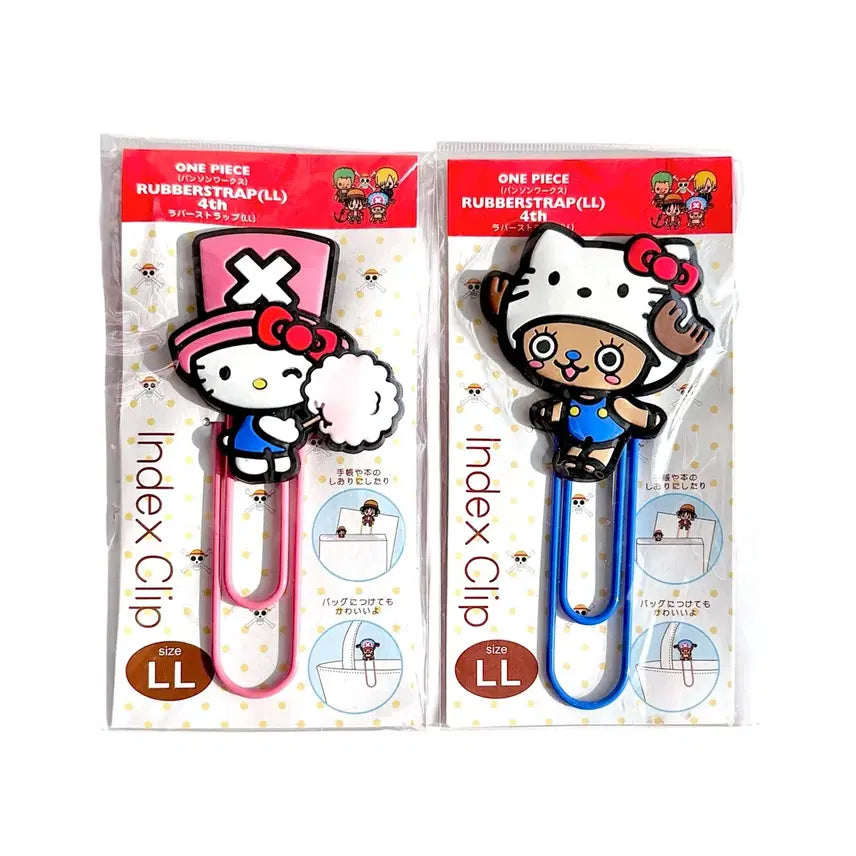 [BUNJANG] One Piece Hello Kitty Collaboration Big Clip / [고전문구] 원피스 X 헬로키티 콜라보 빅 클립 다꾸 집게