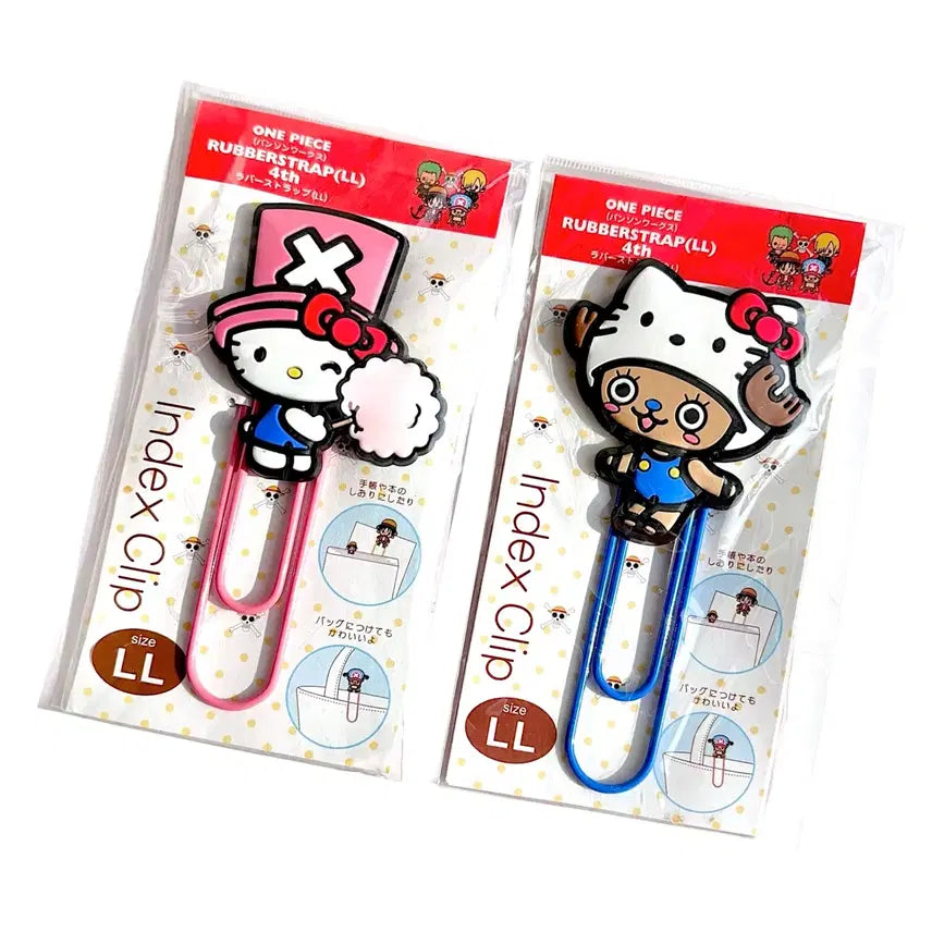 [BUNJANG] One Piece Hello Kitty Collaboration Big Clip / [고전문구] 원피스 X 헬로키티 콜라보 빅 클립 다꾸 집게