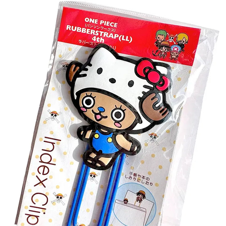 [BUNJANG] One Piece Hello Kitty Collaboration Big Clip / [고전문구] 원피스 X 헬로키티 콜라보 빅 클립 다꾸 집게