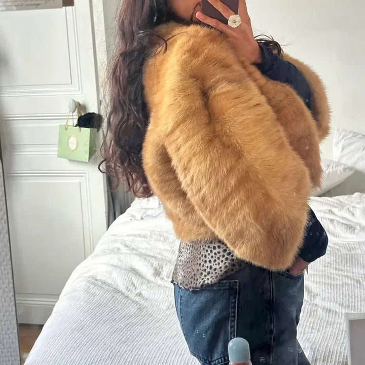[BUNJANG] Vintage German Mink Fur Jacket / 독일 브라운 빈티지 밍크퍼 자켓