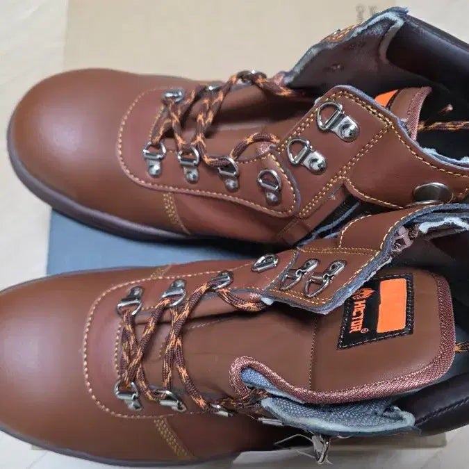 [BUNJANG] HT Safety Work Shoes (Brown) 270mm / HT 안전화 작업화 갈색 새상품 270mm