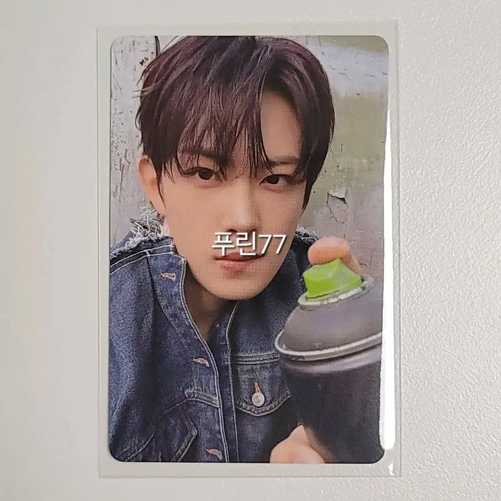 [BUNJANG] ALPHADRIVEONE Kim Gunwoo Tower Records Japan POB Lucky Draw Photocard Rabbit Blanket / 알디원 김건우 타워레코드 일본 미공포럭드포카특전알파드라이브원 분철토끼담요