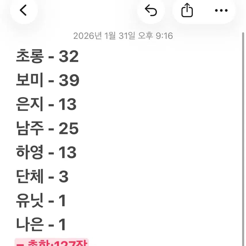 [BUNJANG] Apink Bundle Set Photocard / 에이핑크 포카 127장 일괄 판매