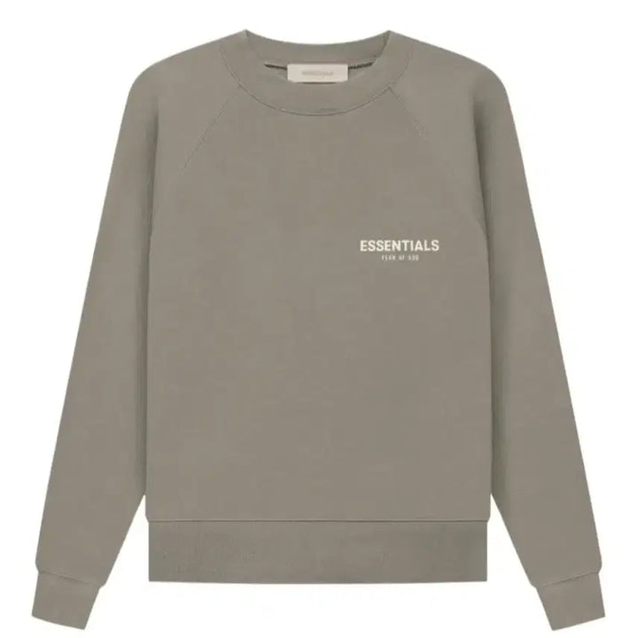 [BUNJANG] Essentials Crewneck Sweatshirt Desert Taupe / S ) 에센셜 크루넥 스웨트셔츠 데저트 토프 - 22SS