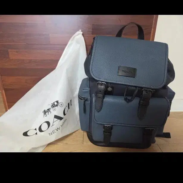[BUNJANG] Coach Sprint Pebble Leather Backpack / 코치 남성 스프린트 페블 레더 백팩