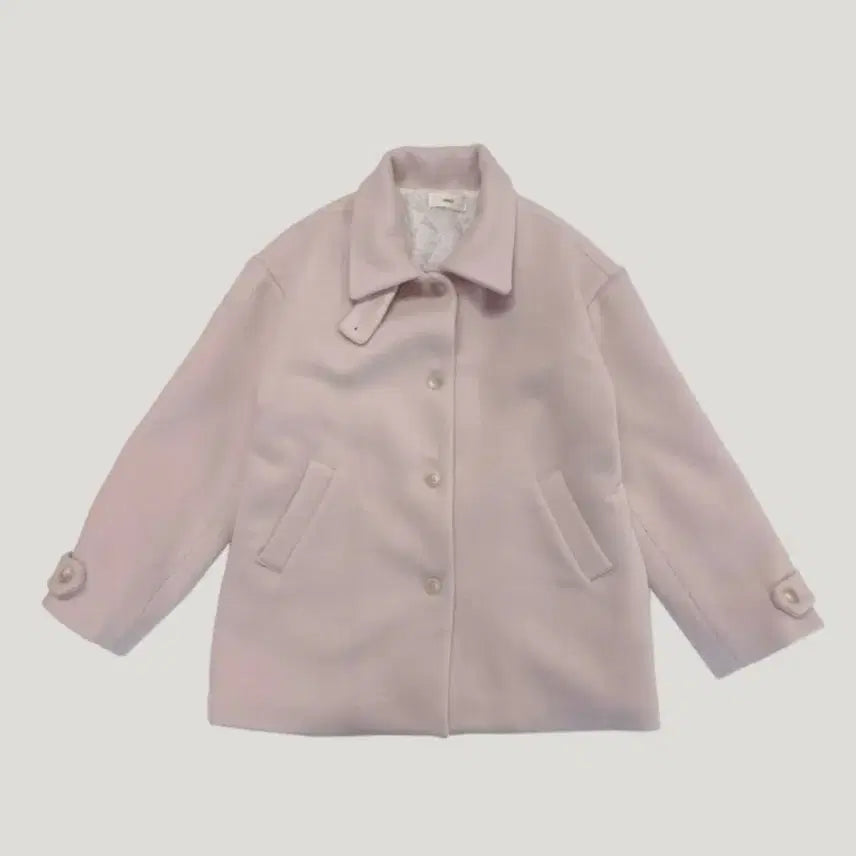 [BUNJANG] Oinii Hana Half Wool Coat - Light Pink / [미개봉 새제품] 오이니 하나 하프 코트 연핑크. 울 코트 oinii