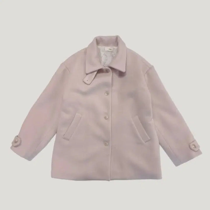 [BUNJANG] Oinii Hana Half Wool Coat - Light Pink / [미개봉 새제품] 오이니 하나 하프 코트 연핑크. 울 코트 oinii