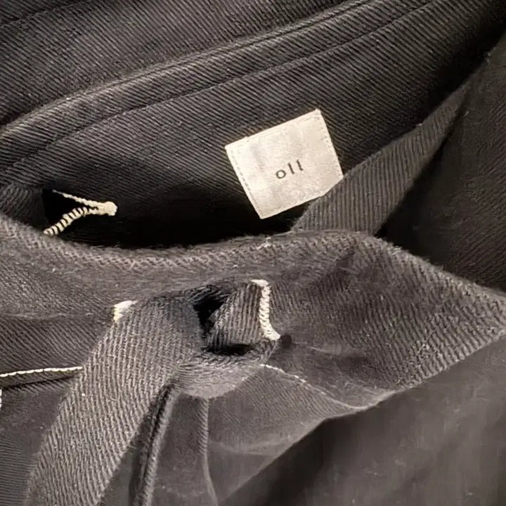 [SOLD OUT] 블랙 코튼 랩스커트 레이어드