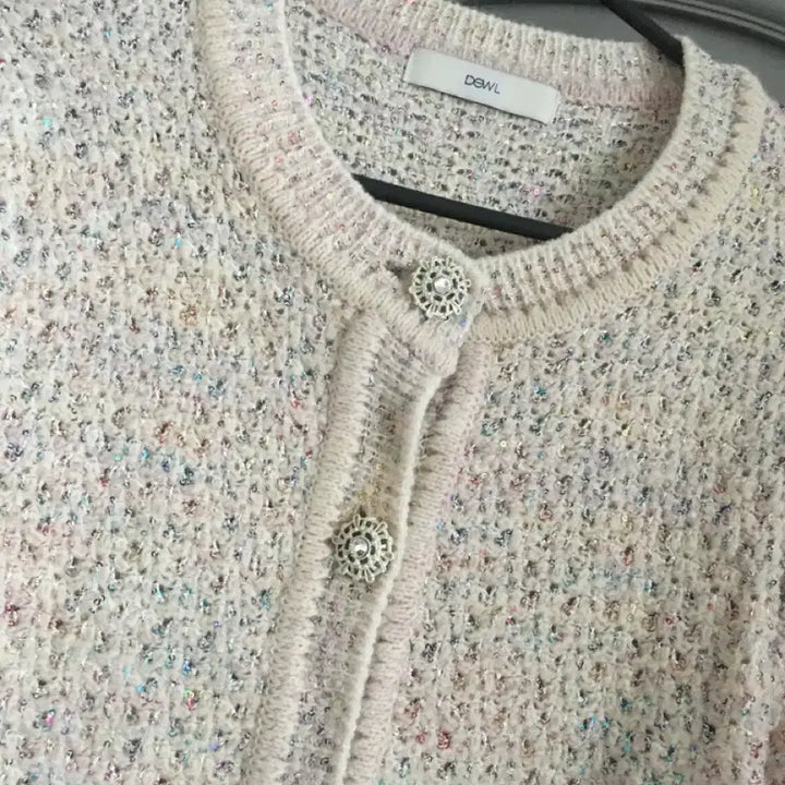 [SOLD OUT] 23SS 듀엘 스팽글 7부 니트 가디건