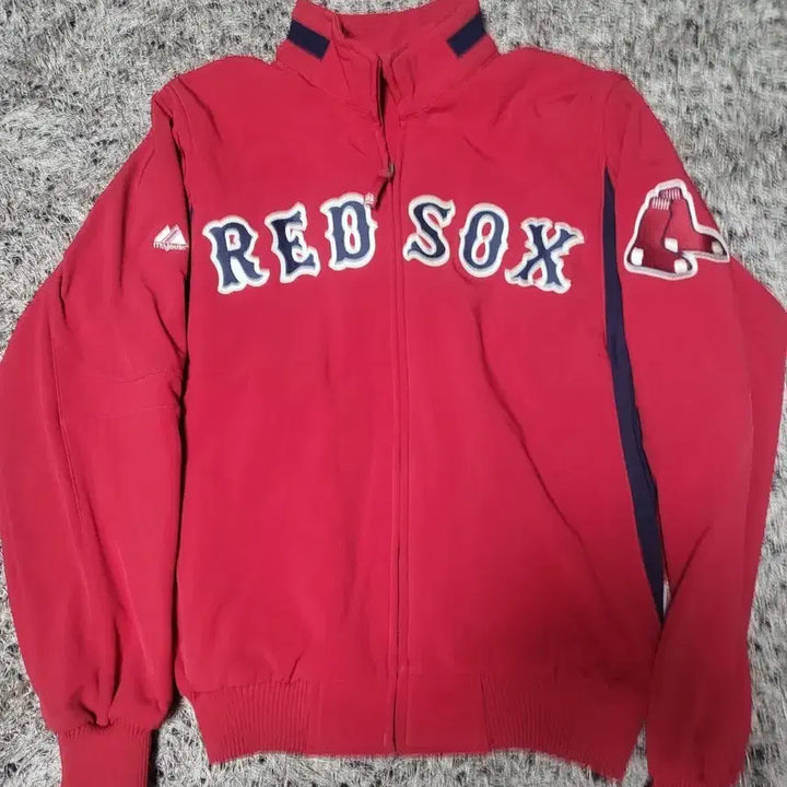[BUNJANG] Majestic Boston Red Sox Fleece Baseball Jacket / 마제스틱 보스턴 레드삭스 기모 야구점퍼