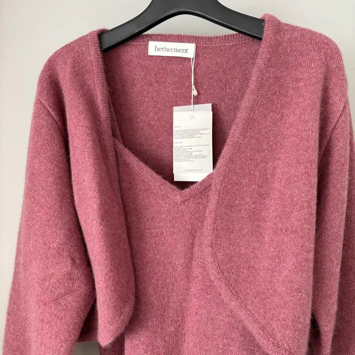 [BUNJANG] Headerment Knit Bolero Cardigan Set / 새제품 헤더먼트 니트 볼레로 가디건세트
