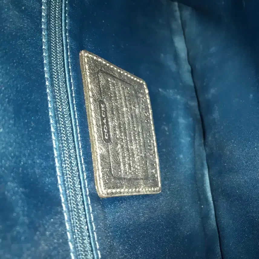 [BUNJANG] Coach Vintage Silver Clutch Bag / 코치 빈티지 클러치백 ,은색,희귀템,레트로