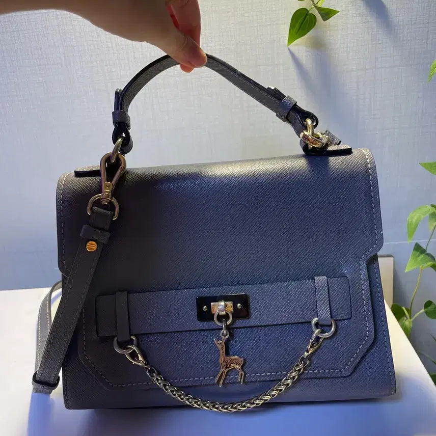 [BUNJANG] Black Martine Sitbon Gray Crossbody Bag / 블랙마틴싯봉 회색 크로스백 가방