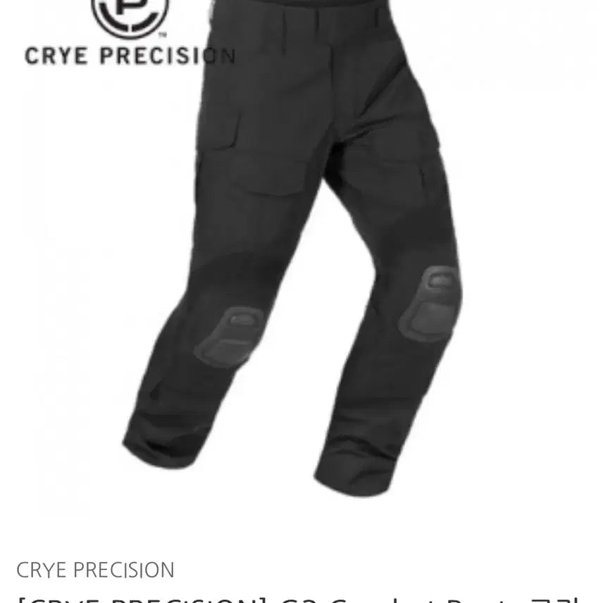 [BUNJANG] Crye Precision G3 Combat Shirt/Pants (Black) / CRYE PRECISION] 크라이 프리시전 G3 컴뱃 셔츠/팬츠(검정)