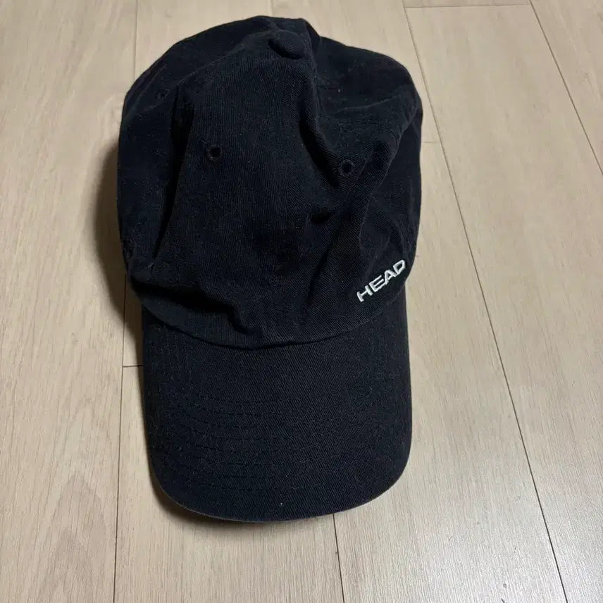 [BUNJANG] HEAD Black Ball Cap Hat / HEAD 헤드 블랙 볼캡 모자