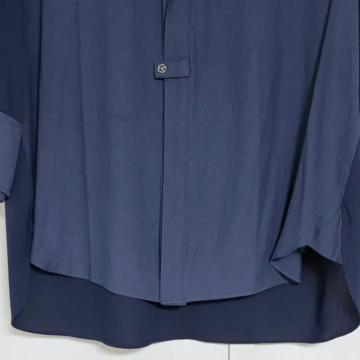 [BUNJANG] Carries Note Navy Blouse / 캐리스노트 Carries Note 남방 블라우스 네이비