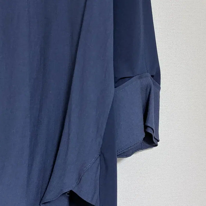 [BUNJANG] Carries Note Navy Blouse / 캐리스노트 Carries Note 남방 블라우스 네이비
