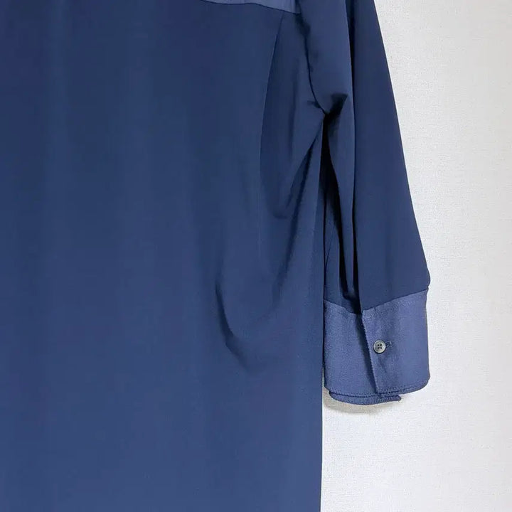 [BUNJANG] Carries Note Navy Blouse / 캐리스노트 Carries Note 남방 블라우스 네이비
