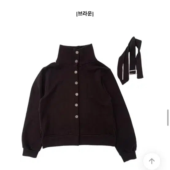 [BUNJANG] UNB Verti Turtleneck Belt CD Brown / 언버티 세라 터틀넥 벨트 CD 브라운