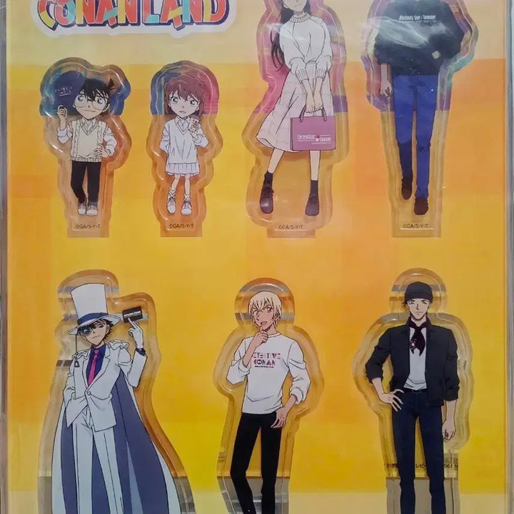 [BUNJANG] Detective Conan Diorama Acrylic Stand Set / 할인)코난랜드 디오라마 아크릴 괴도키드,아무로,하이바라,슈이치