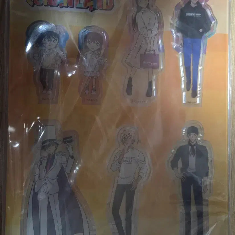 [BUNJANG] Detective Conan Diorama Acrylic Stand Set / 할인)코난랜드 디오라마 아크릴 괴도키드,아무로,하이바라,슈이치