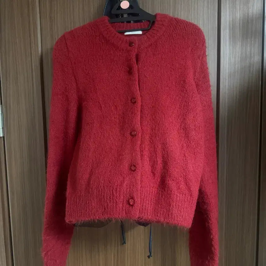 [BUNJANG] Red Cardigan / 너무 예쁜 레드 가디건(1번입음)