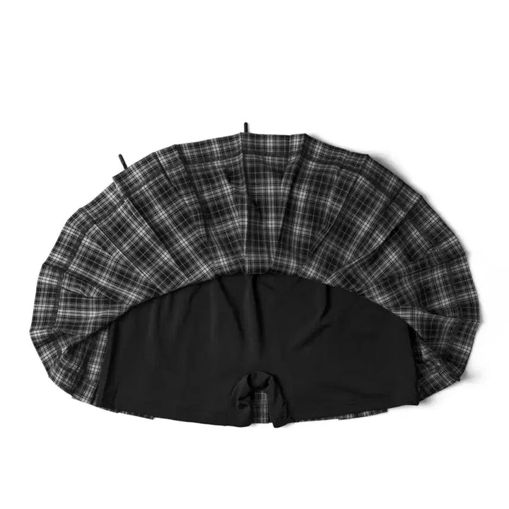 [BUNJANG] Avam Home Check Pleated Mini Skirt / Avam home 아밤홈 체크 플리츠 미니 스커트 s