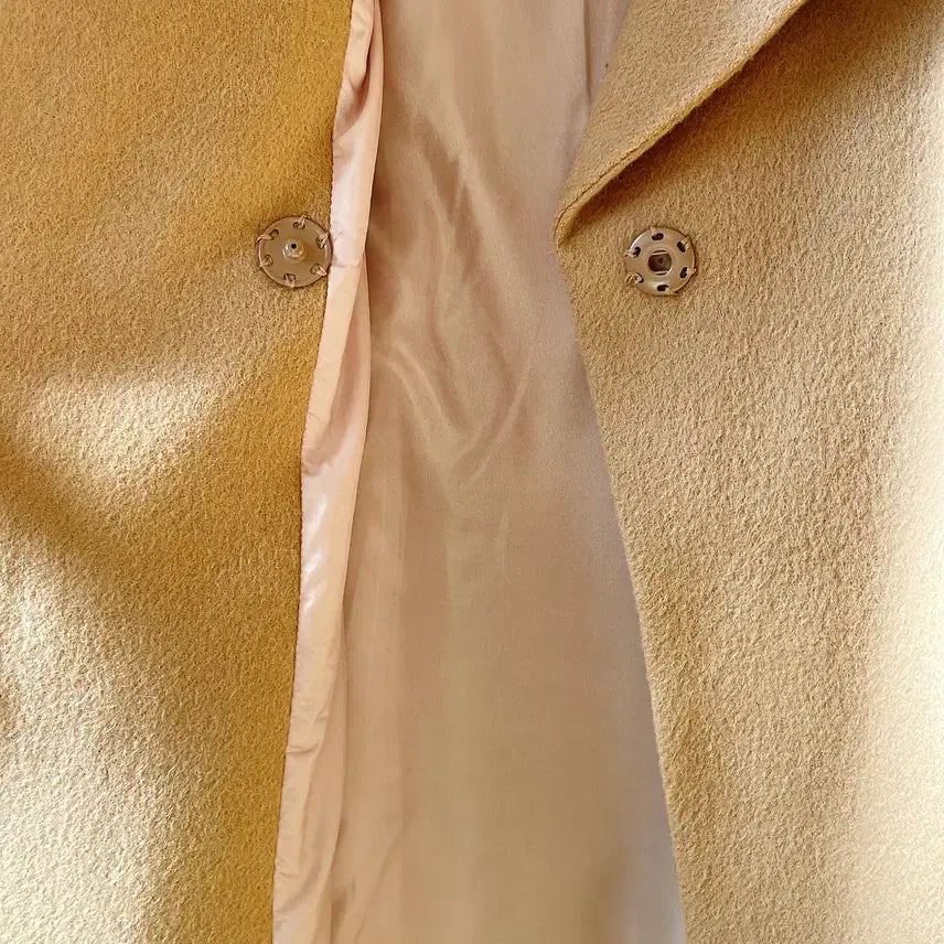 [BUNJANG] THE IZZAT Camel Wool Coat / THE IZZAT 더 아이잗 카멜 울 코트 벨트 모직코트