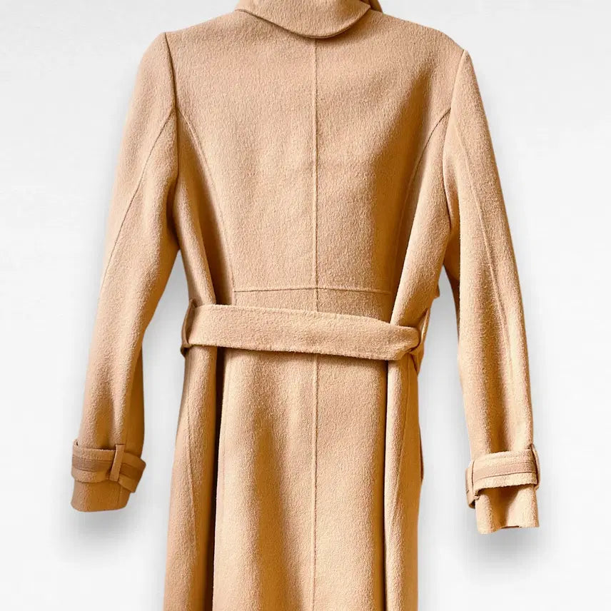 [BUNJANG] THE IZZAT Camel Wool Coat / THE IZZAT 더 아이잗 카멜 울 코트 벨트 모직코트