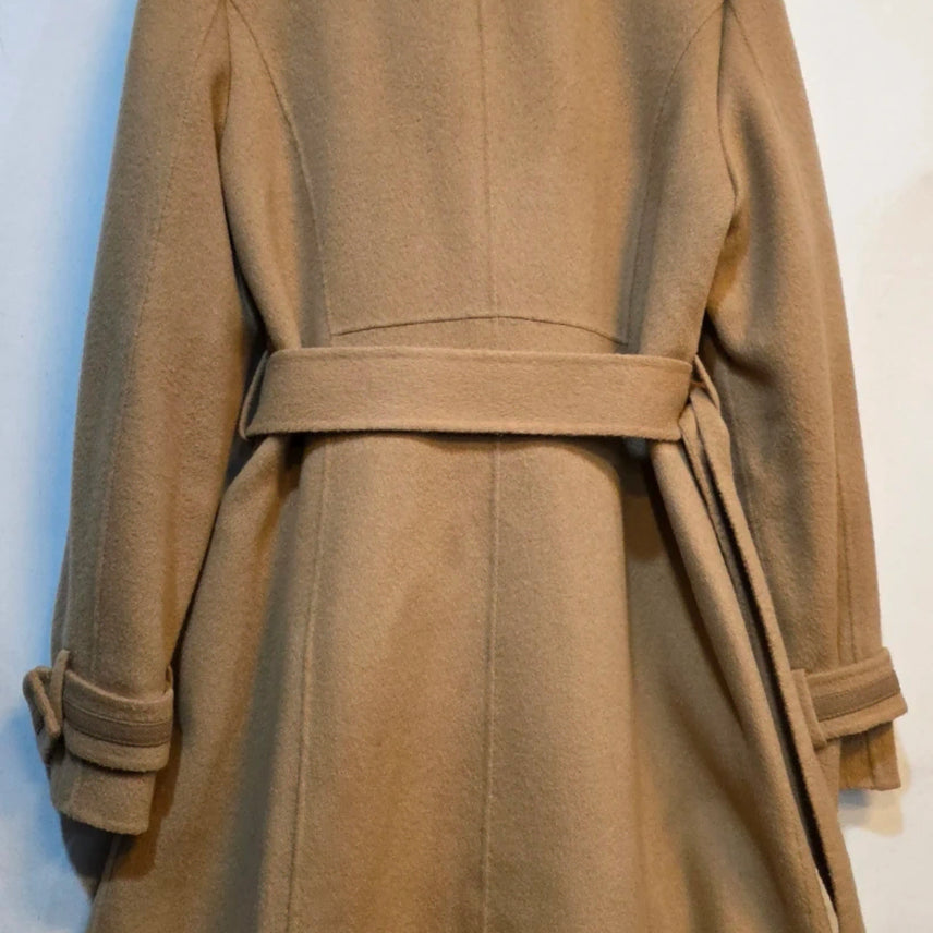 [BUNJANG] THE IZZAT Camel Wool Coat / THE IZZAT 더 아이잗 카멜 울 코트 벨트 모직코트