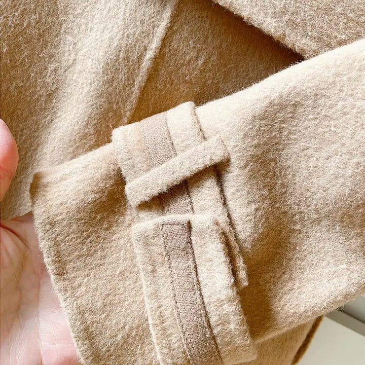 [BUNJANG] THE IZZAT Camel Wool Coat / THE IZZAT 더 아이잗 카멜 울 코트 벨트 모직코트