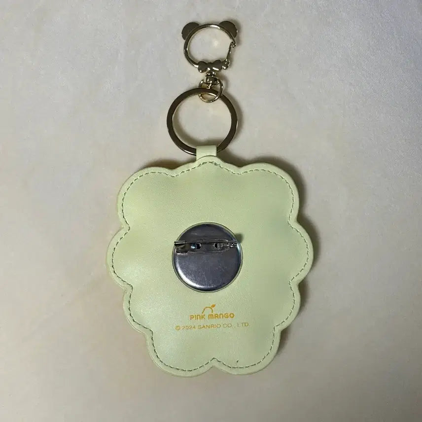 [BUNJANG] Pom Pom Purin Puffy Keychain Badge / 폼폼푸린 뽀글이 키링 뱃지