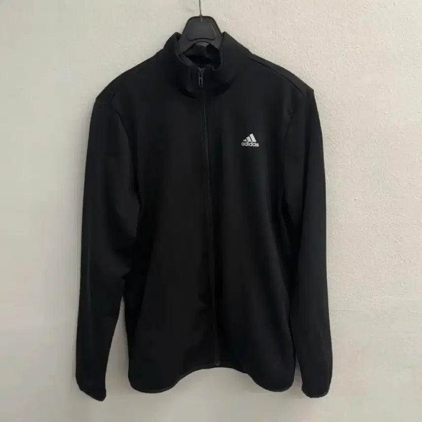 [BUNJANG] Adidas Black Zip-up Jacket / 아디다스 삼선 로고 블랙 집업 us
