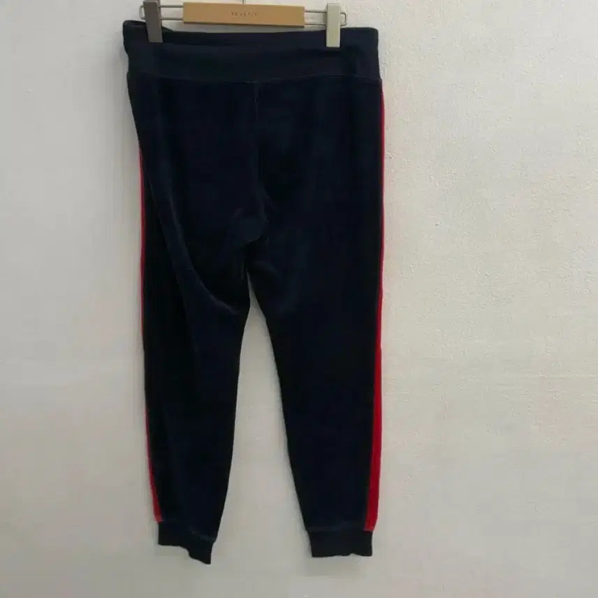 [BUNJANG] Tommy Hilfiger Black/Red Track Pants S / 타미힐피거 블랙/레드 트랙 팬츠 S