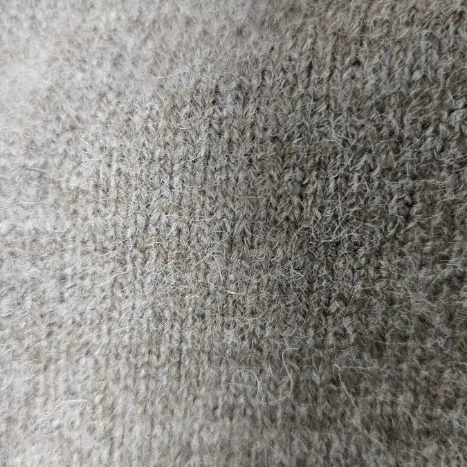 [BUNJANG] Unisex Point Knit Vest Brown / 백 포인트 니트 조끼 브라운