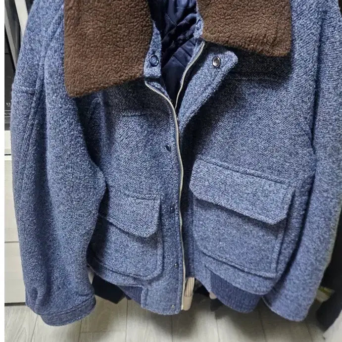 [BUNJANG] System Homme 24FW Jumper / 시스템옴므 24fw 램스 울 블렌드 디테쳐블 칼라 점퍼