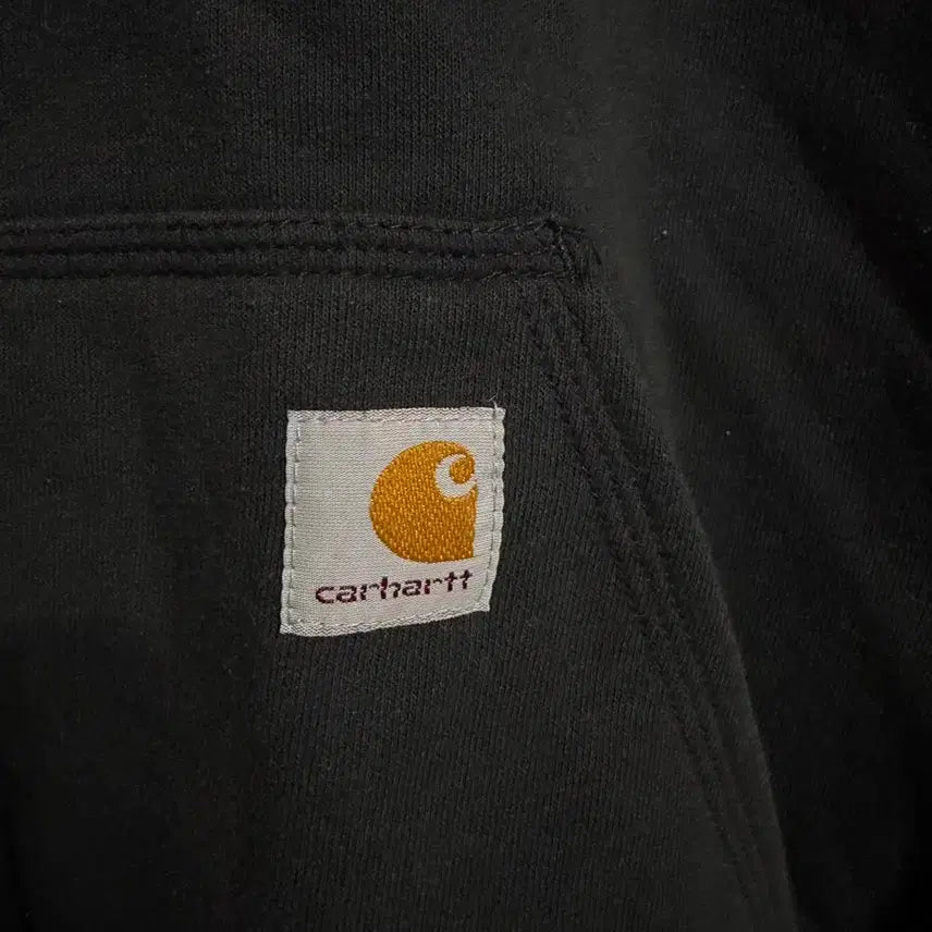 [BUNJANG] Carhartt K121 Black Hoodie (S Size) / Carhartt 칼하트 K121 블랙 후드티 S사이즈입니다