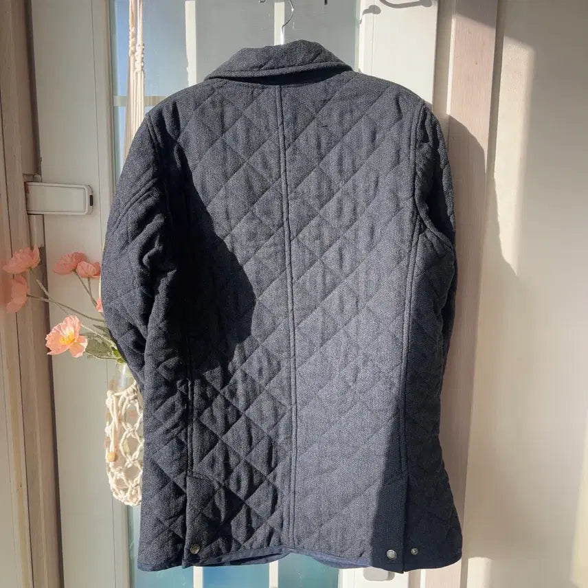 [BUNJANG] Beams Heart Quilted Navy Jumper / [빈티지] 빔즈 하트 퀼팅 누빔 네이비 점퍼 - 옷장정리