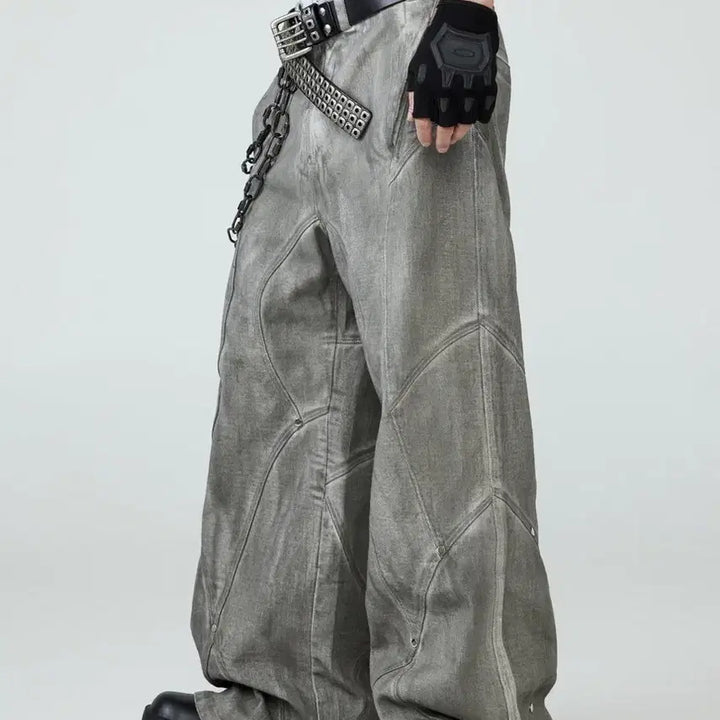 [BUNJANG] FRKM SCD Distressed Wash Flare Denim Pants L / FRKM SCD 디스트로이드 워싱 플레어 데님 팬츠 L