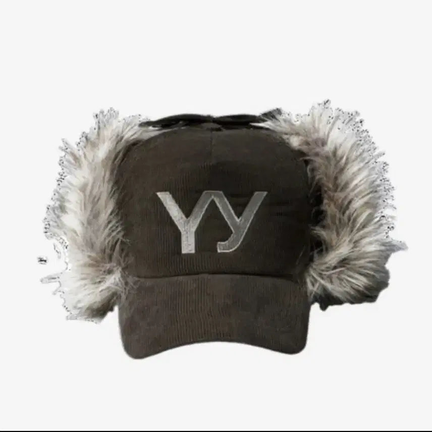 [BUNJANG] Open Y.Y Ear Flip Cap Brown / 오픈와이와이 이어플립 캡 브라운