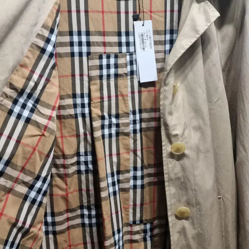 [BUNJANG] LANIAKEA Check Lined Trench Coat / LANIAKEA 체크 안감 트렌치 코트