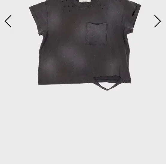 [BUNJANG] Dared Burn T-shirt / Dared 데어드 티셔츠