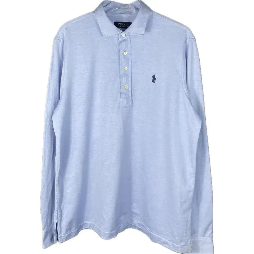 [BUNJANG] Polo Ralph Lauren Mesh Half Shirt / [L] 폴로 랄프로렌 메쉬 하프 셔츠