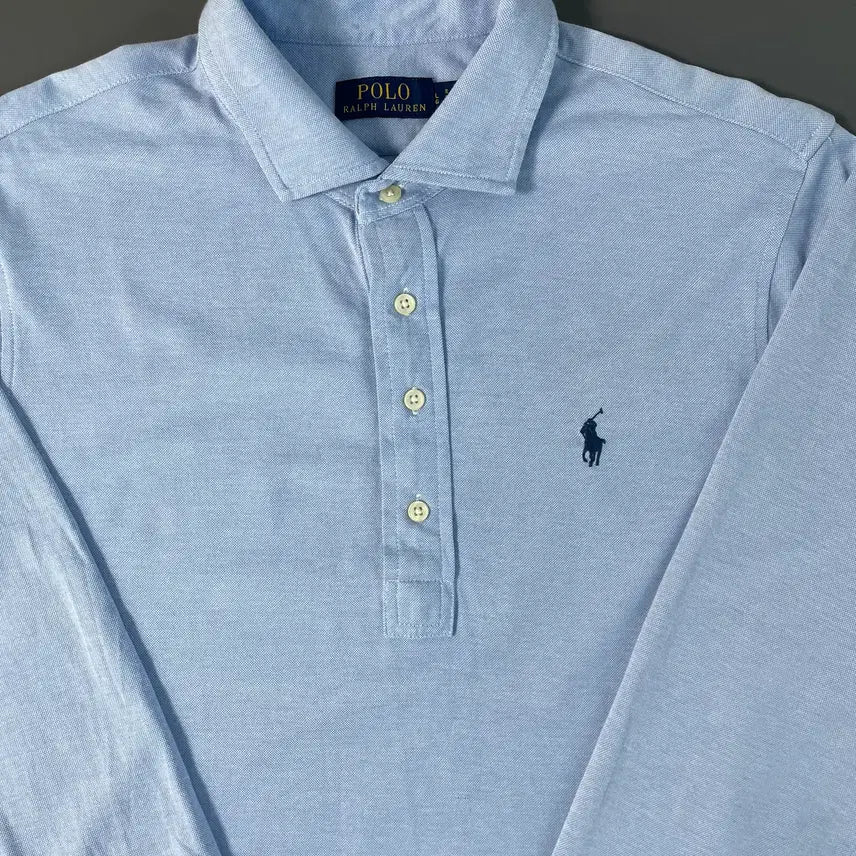 [BUNJANG] Polo Ralph Lauren Mesh Half Shirt / [L] 폴로 랄프로렌 메쉬 하프 셔츠