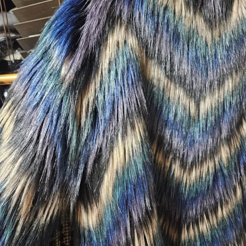 [BUNJANG] RENARD Color Fur Jacket / RENARD 컬러 퍼 자켓