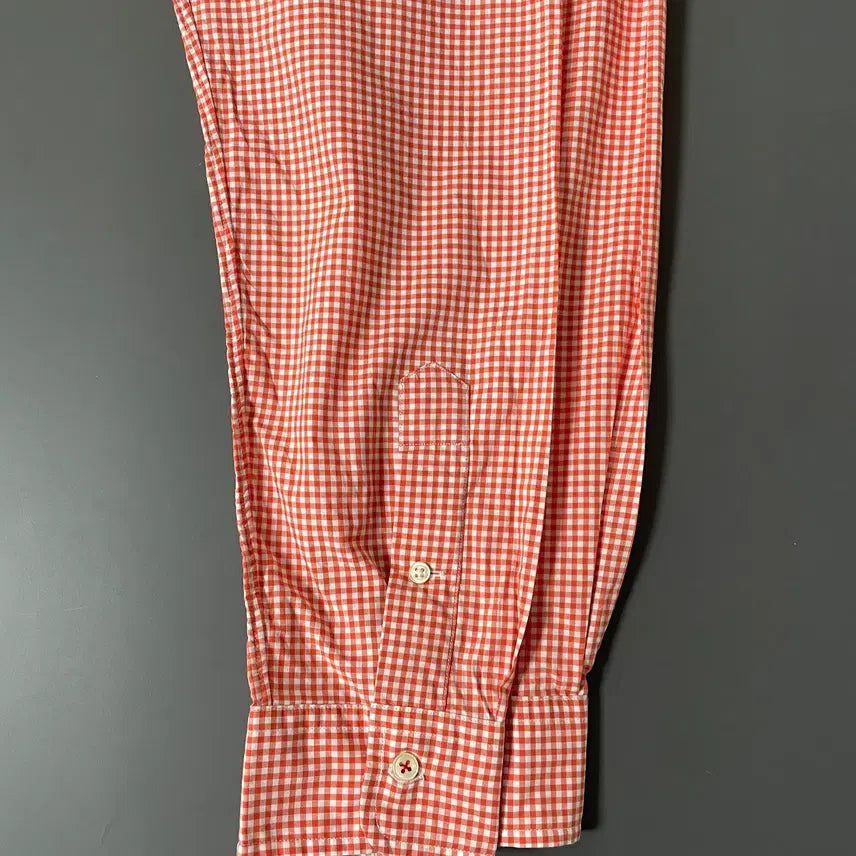 [BUNJANG] Polo Ralph Lauren Cotton Gingham Shirt / [L] 폴로 랄프로렌 자수로고 코튼 깅엄 셔츠 슬림핏
