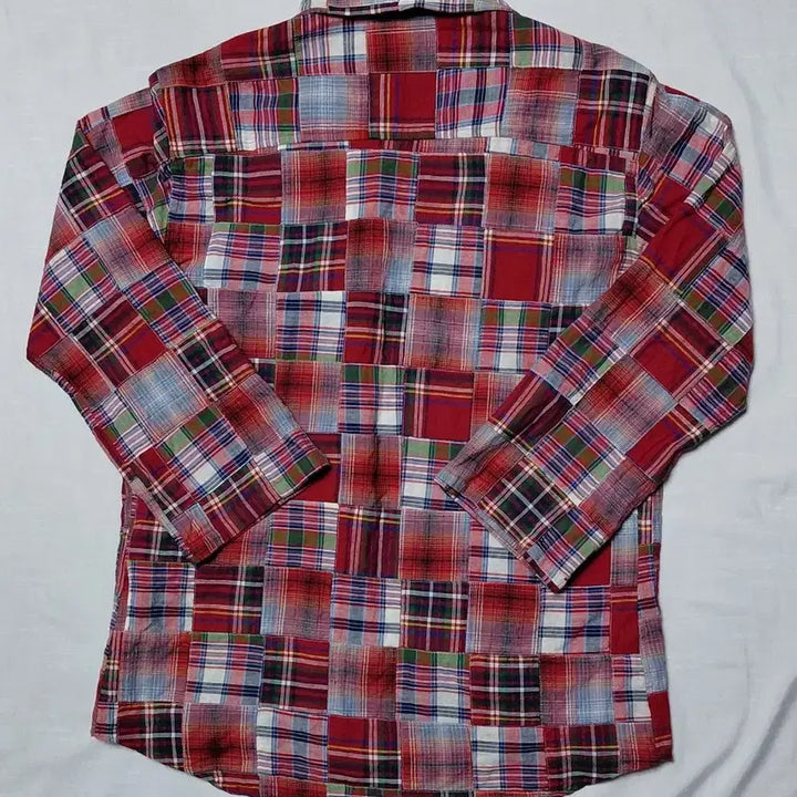 [BUNJANG] marka Hand Woven Madras Patchwork Shirt / 할인적용!! [marka] 핸드우븐 마드라스 패치워크 셔츠