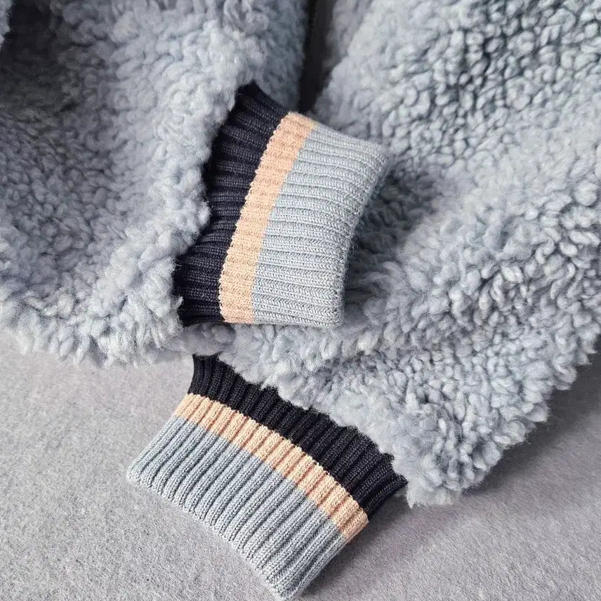 [BUNJANG] ITZY Sky Blue Dumble Fleece Jacket / 잇미샤  스카이블루  덤블 양털 자켓